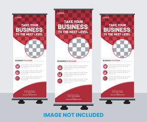 Unique and quality Corporate roll up banner design template , advertisement, pull up, background, vector illustration and display banner for your Corporate business