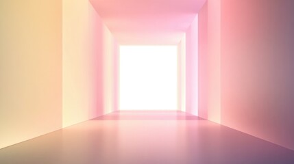 Obraz premium Abstract color gradient soft color transition organic geometry pattern background