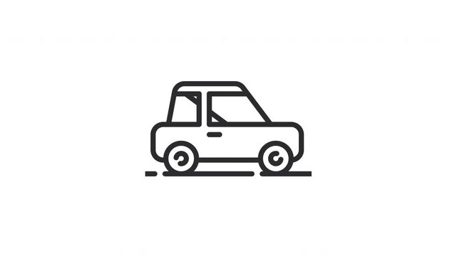 Car icon animation