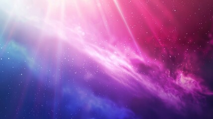 Fototapeta premium A captivating animated background features smooth transitions of vibrant colors, evoking a feelings of calmness and wonder in a cosmic environment