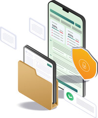 Smartphone app for data security analysis