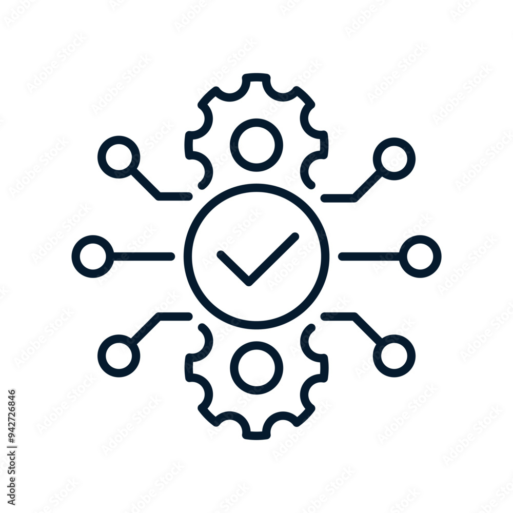 Poster application programming interface, software integration vector icon.