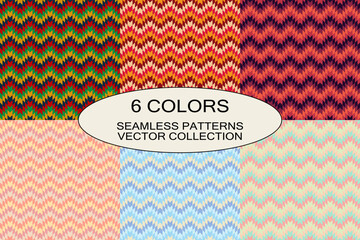 Colorful geometric ethnic seamless pattern