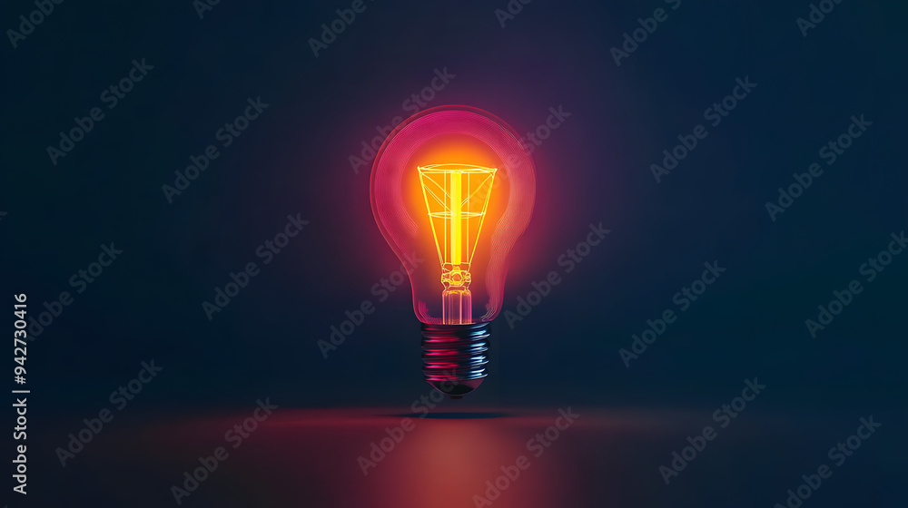 Poster a logo design using lamp shape and idea concept provided in mockup form ,for a business to empower i