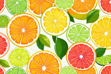 Obraz premium citrus background