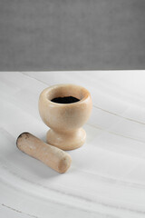 Walnut ash for depilation according to an oriental recipe.