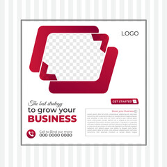 New Modern Social Media Post Design 