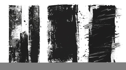 Abstract grunge rectangular frames collection, Set of 3 white background grunge abstract dirty background frame textures