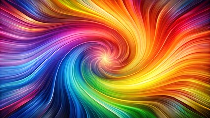 Obraz premium Vivid dispersion backdrop with swirling shapes and captivating motion for a mesmerizing stock photo