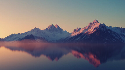 sunrise over the mountains