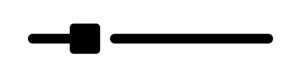 Volume bar vector. Volume bar icon.