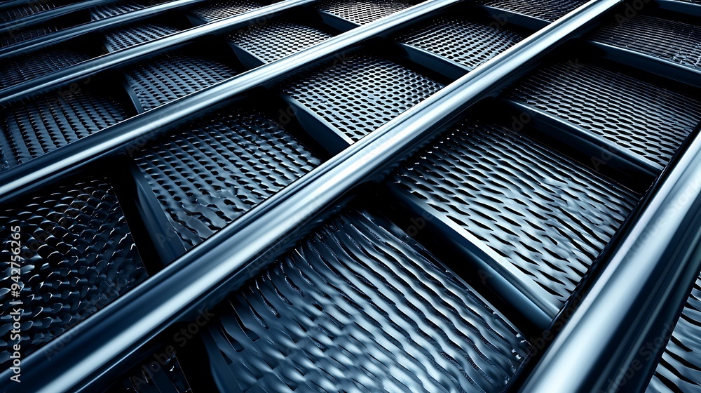 Poster cutting-edge engineering with carbon composite material showcasing strength and modern design aesthe