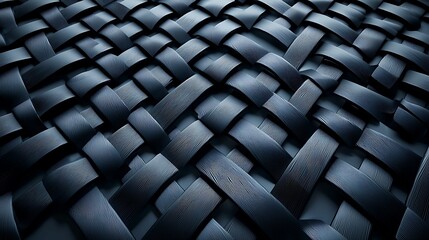 Precision Engineered Carbon Fiber Composite Background with Copy Space for Text