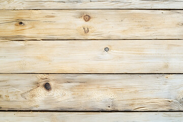 Fototapeta premium Wood texture light tan background. Wooden surface with visible grains 