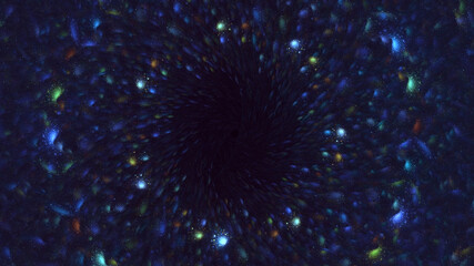 3D manual rendering abstract round hole light background. Its not AI Generatd illustration.