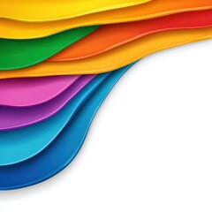 Fototapeta premium Colorful and vibrant gay pride background, perfect for celebratory events and showcases of diversity and acceptance.