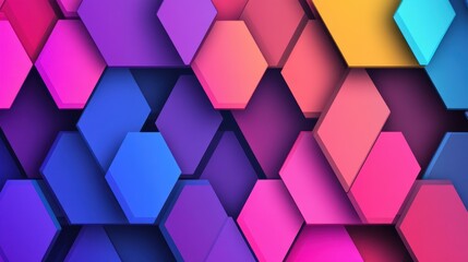 Discover a unique abstract hexagonal background, perfect for tech innovations and modern communication themes.