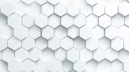 Fototapeta premium Bright, abstract hexagon pattern brings a modern touch to your design, featuring seamless honeycomb textures and vibrant visuals.