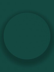Abstract green background with a circle in the center - This minimalist background features a subtle, elegant design with a single circle in the center. The deep green color creates a calming