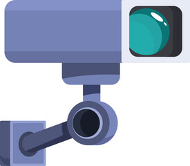 Modern security camera recording, security equipment is used to monitor and protect property and people