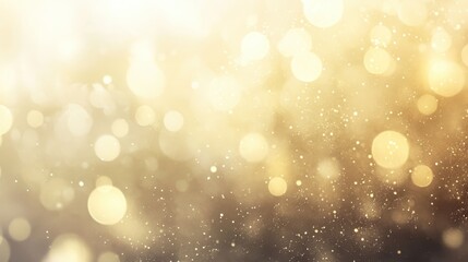 Glittering Festive Background with Sparkling Lights and Golden Tones