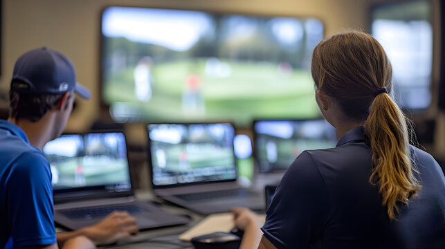 Blurred Video Analysis Review of Golf Swing Technique on Laptop Displays