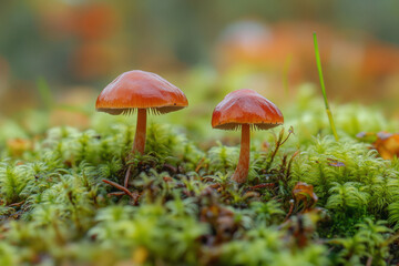 Close-up photo of mushrooms