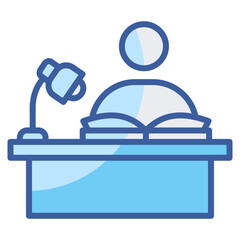 Independent Study  Icon Element For Design