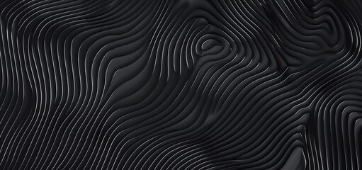 Abstract Wavy Lines, 3D Digital Design