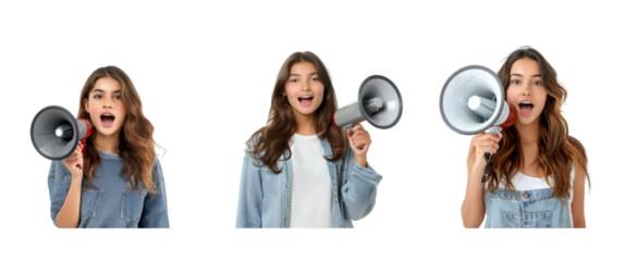 woman with headphones