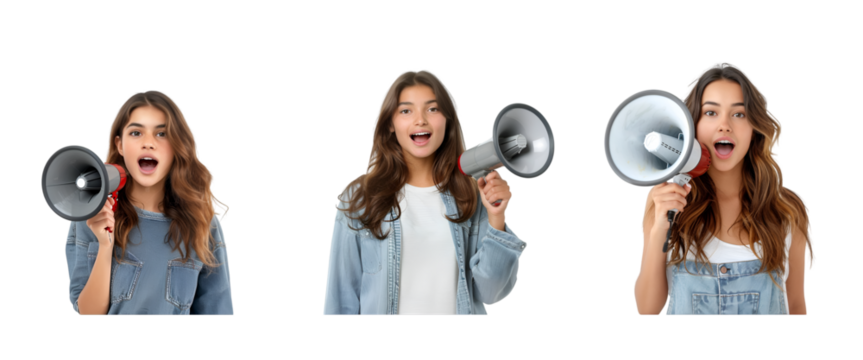 woman with headphones