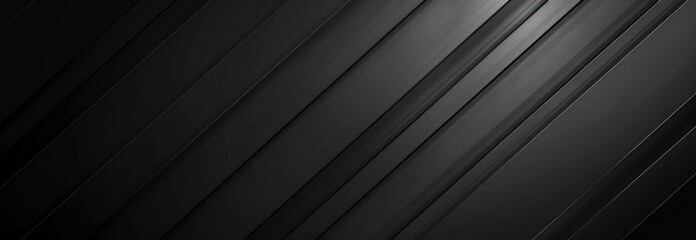 Obraz premium Abstract Black and White Diagonal Lines Design