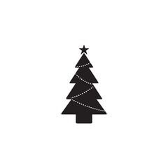 Obraz premium christmas tree icon