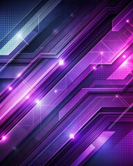 Minimalist Purple Abstract Banner Background with Smooth, Flowing Curves. Purple. Abstract. Banner. Background. Minimalist