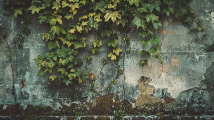 A small green plant grows out of the crevices of a concrete wall, symbolizing resilience and adaptation