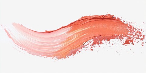 Elegant Cosmetic Textures: Skincare and Makeup Smears on White Background. Abstract Beauty Product Swatches for Feminine Marketing, Bridal Invitations, and Fashion Campaigns. Minimalist Aesthetic Desi