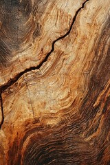 Intricate Patterns of Aged and Weathered Wood Texture