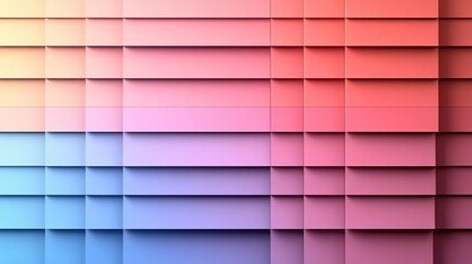 Fototapeta premium A vibrant gradient background featuring a blend of pink and blue hues with layered geometric shapes.