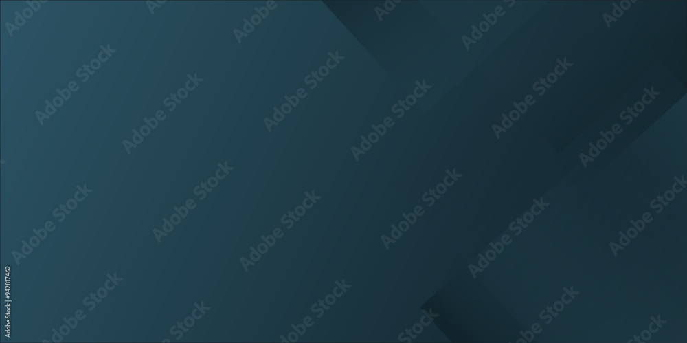 Aufkleber Abstract modern gradient blue triangle diagonal overlap background. Minimal blue geometric background. Vector illustration. Blue geometric technological presentation background with copy space.