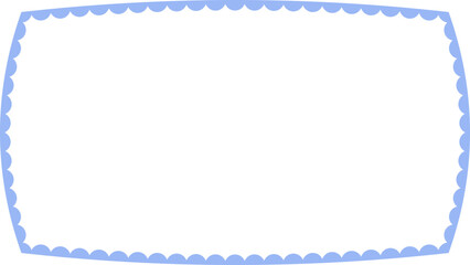 Scalloped Frame Edge Background