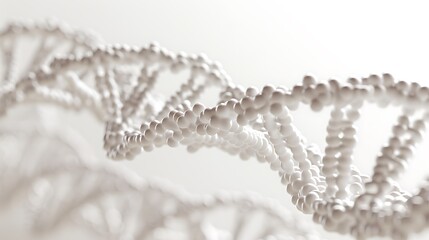Abstract DNA Double Helix Structure