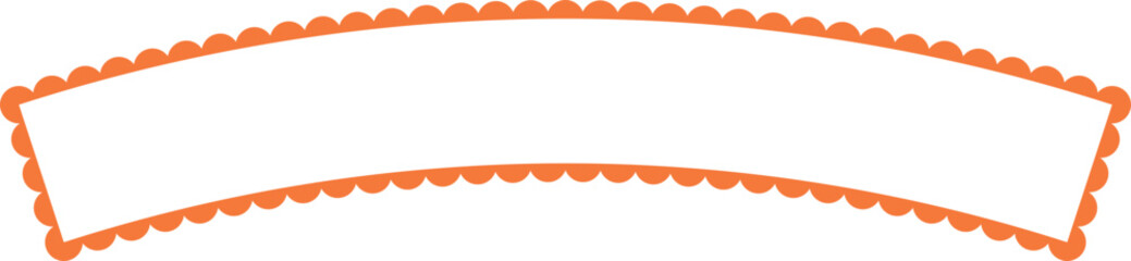 Scalloped Frame Edge Background