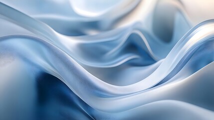 Obraz premium Abstract Blue Wavy Texture Background Design