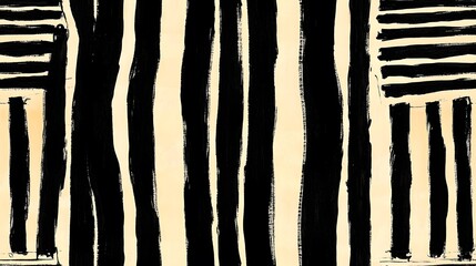 A black and white striped background with a zebra print. The stripes are very thick and the zebra print is very bold