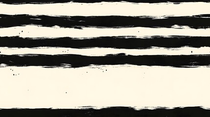 A black and white striped painting with a white background. The painting has a very abstract and artistic feel to it