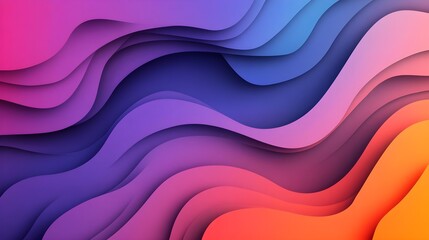 Abstract Colorful Waves Background Design