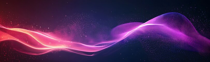 Obraz premium Dynamic translucent soft gradient stream motion. Vector vortex wake effect. Abstract magic energy wave