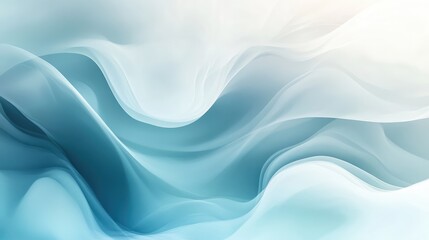 Fototapeta premium Smooth abstract background incorporating cool gray and soft aquamarine in a gradient effect.