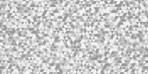 Abstract geometric vector seamless technology gray and white cube square paper background. surface creative diamond geometric pattern gray Polygon Mosaic triangle, business and corporate background.