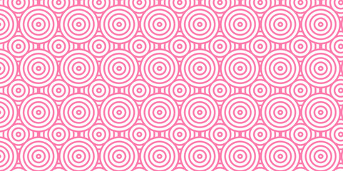 	
Overlapping creative diamond circle abstract pink pattern background with waves texture. geometric digital fabric pattern circles floral and spiral round lapping pink light ornament background.